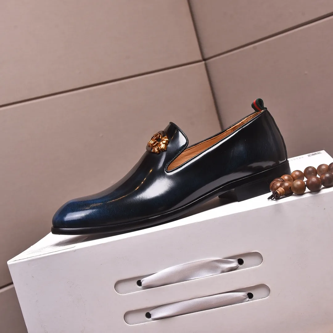 Men's shoes 💰540 📛📛Original (water-dyed cow lining) GUCCI official website formal shoes🌀 Italian 🇮🇹Imported cowhide➕Top imported water-dyed cowhide lining💋Finely handmade Original bottom, the real thing looks better when photographed in person Standard size 38-44